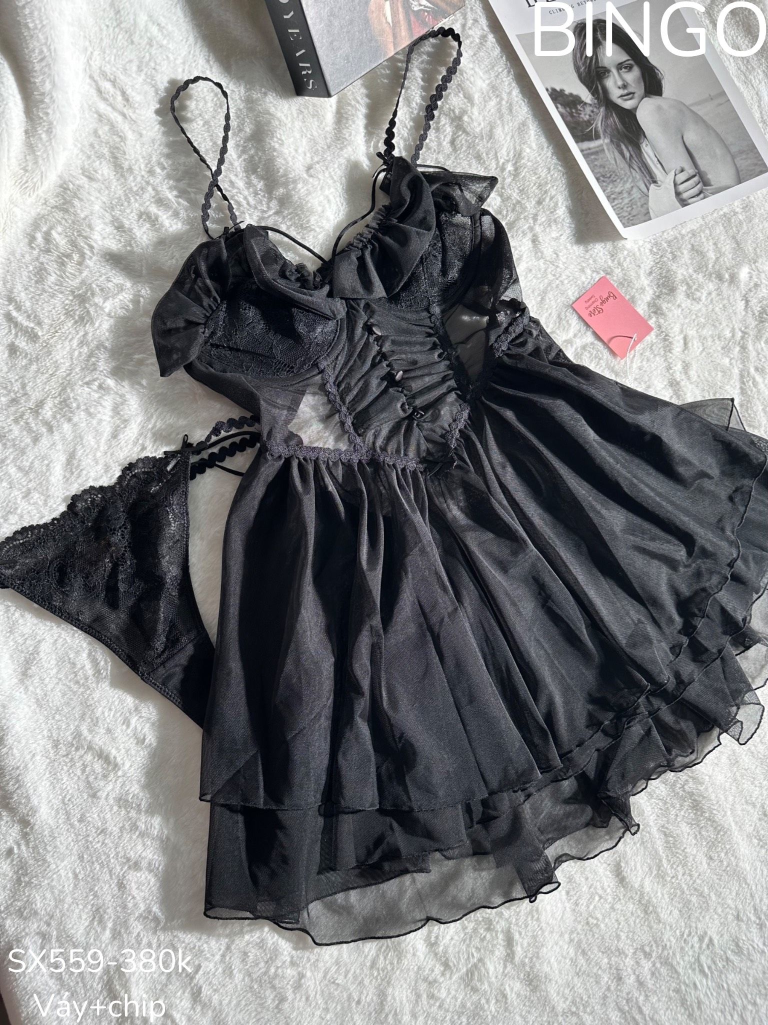  BabyDoll Dress cao cấp SX559 