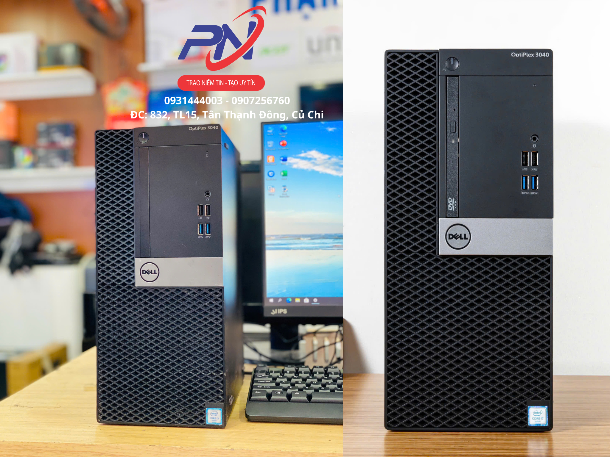  BỘ MÁY VĂN PHÒNG DELL OPTILEX 3040 BỀN BỈ 