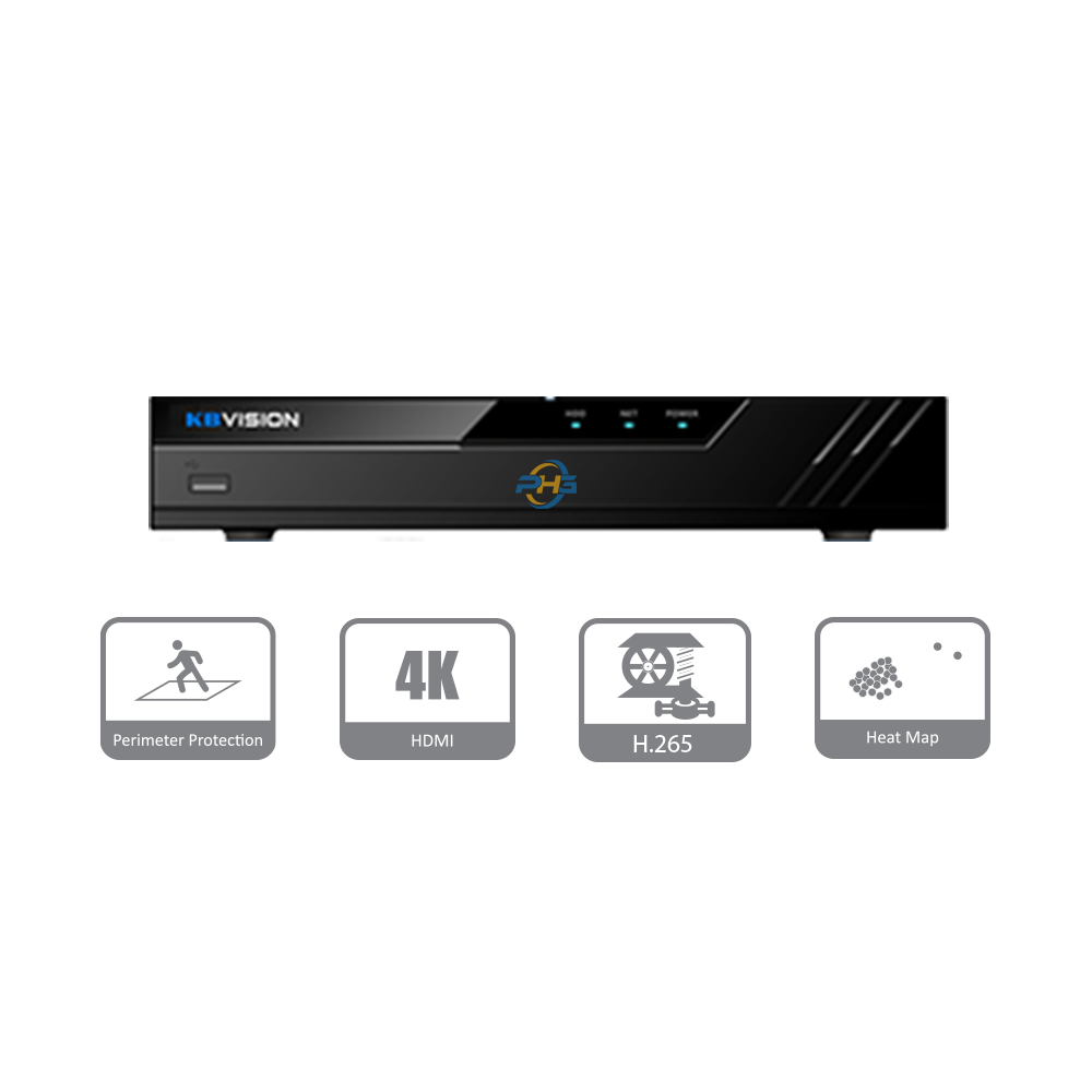  Đầu ghi hình KBVISION KX-A8128N2 | 8 kênh IP | NVR 