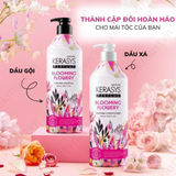  Dầu gội Dầu xả Nước Hoa Cho Tóc Khô Xơ, Chẻ Ngọn Kerasys 600ml Perfume Blooming & Flowery Rinse 