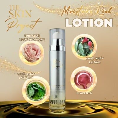  Lotion (Nước thần) cấp ẩm THE SKIN PROJECT MOISTURE RICH LOTION 100 ml 