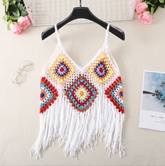 Áo Len Móc Tua Rua Handmade