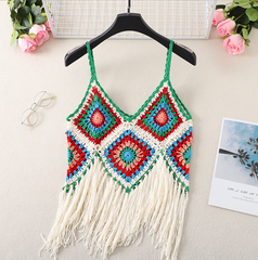 Áo Len Móc Tua Rua Handmade