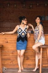 Áo Len Móc Tua Rua Handmade