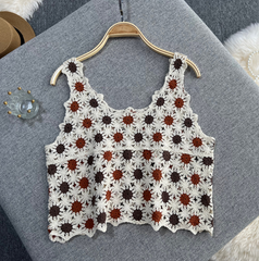 Áo Len Móc Hoạ Tiết