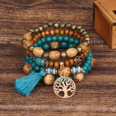 Bộ lắc tay - Cây Cuff gỗ mân