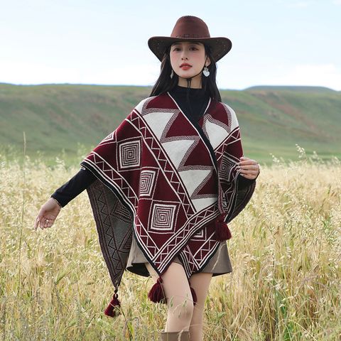 Khăn Choàng Len Caro Đỏ