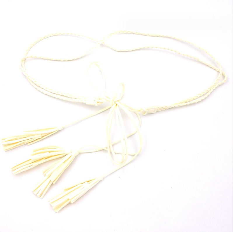 Thắt lưng đôi da lộn tua rua