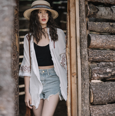 Áo Khoác Thêu Cardigan