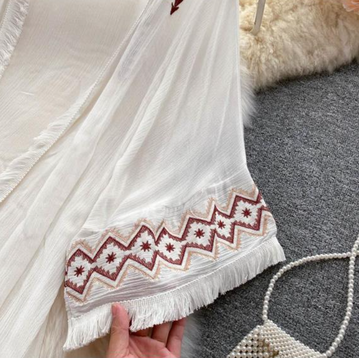 Áo Khoác Thêu Cardigan