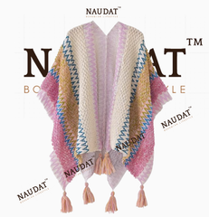 Khăn Choàng Thổ Cẩm - Poncho Cao Cấp