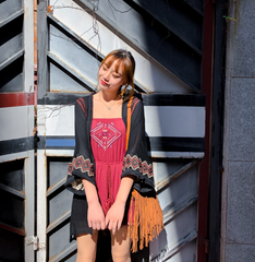 Áo Khoác Thêu Cardigan