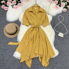 Đầm trơn chân nhọn