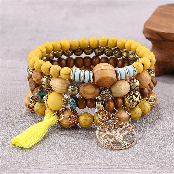 Bộ lắc tay - Cây Cuff gỗ mân