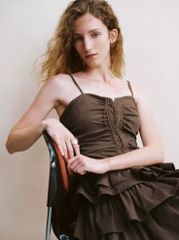 Đầm Vintage Nâu - Gilded Mocha