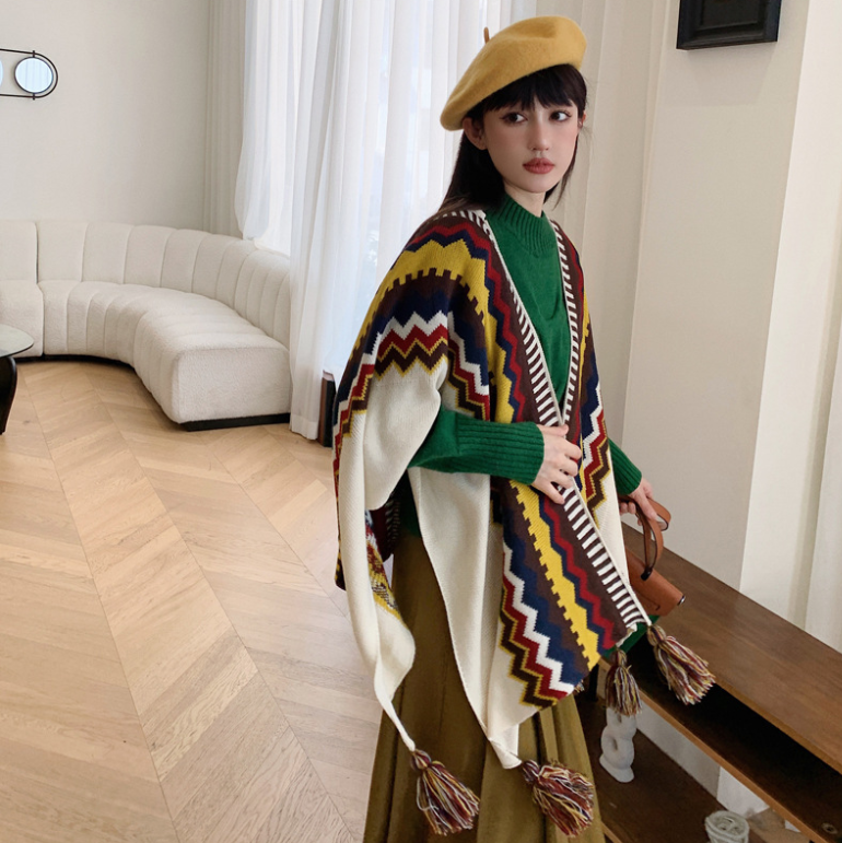 Choàng cục bông không cánh tiên