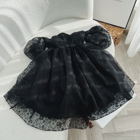 Đầm Đen phồng tay