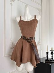 Đầm Boho Da Lộn - Aluna