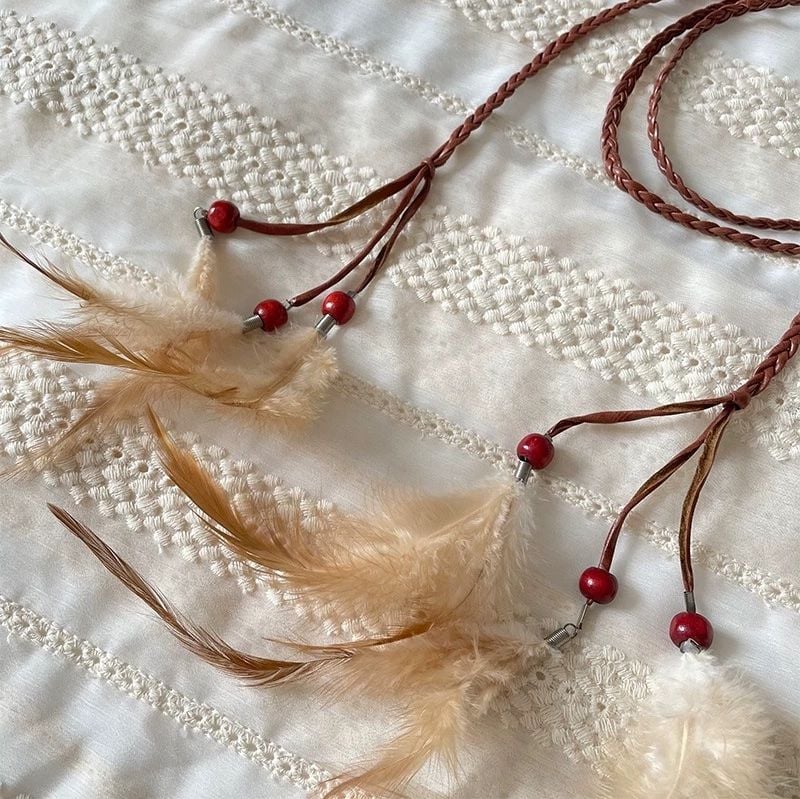 Dây Thắt Lưng - Lông Vũ