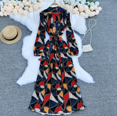 Đầm Vintage gấp li