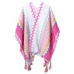 Khăn Choàng Thổ Cẩm - Poncho Len