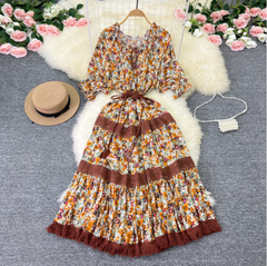 Đầm Boho Foliage Dài