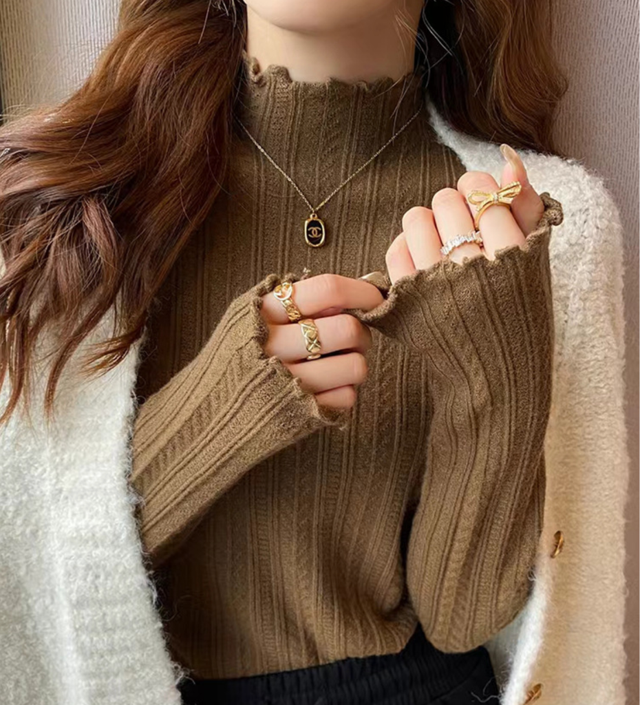 Áo Cổ Lọ - Yula