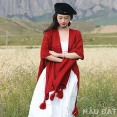 Khăn Choàng Len Tua Rua - Adaya