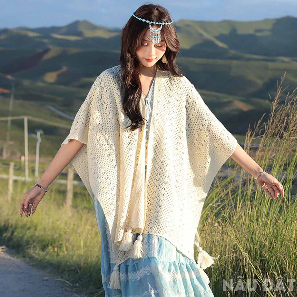 Khăn Choàng Len Tua Rua - Adaya