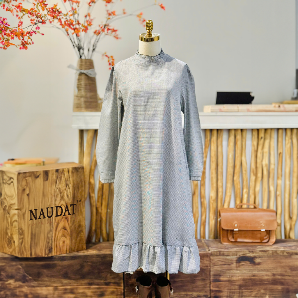 Đầm Mori Xám - Ashen Weave