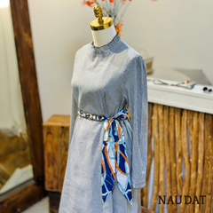 Đầm Mori Xám - Ashen Weave