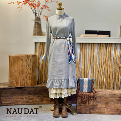 Đầm Mori Xám - Ashen Weave