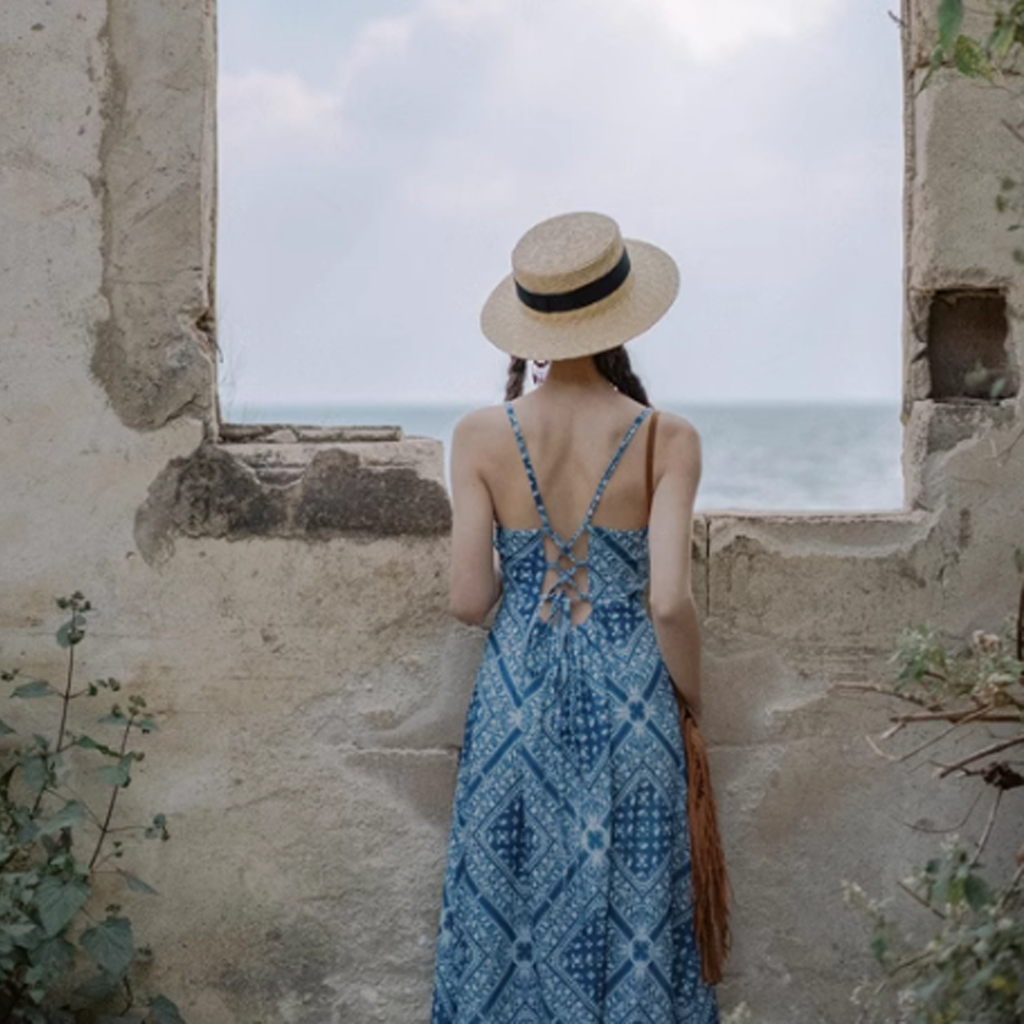 Đầm Boho Xanh - Jasmine