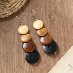 Bộ Dây Chuyền Hoa Tai Gỗ