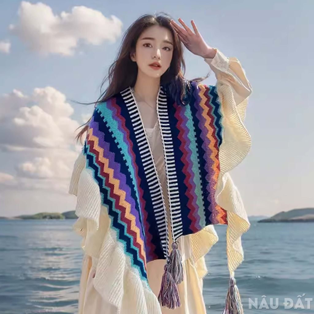 Choàng Cục Bông Cánh Tiên - Elysia