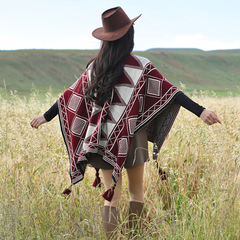 Khăn Choàng Len Caro Đỏ