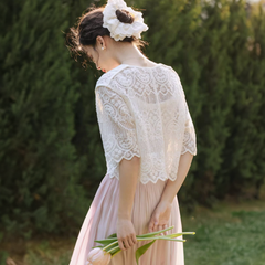 Áo Croptop Cổ Sơ Mi