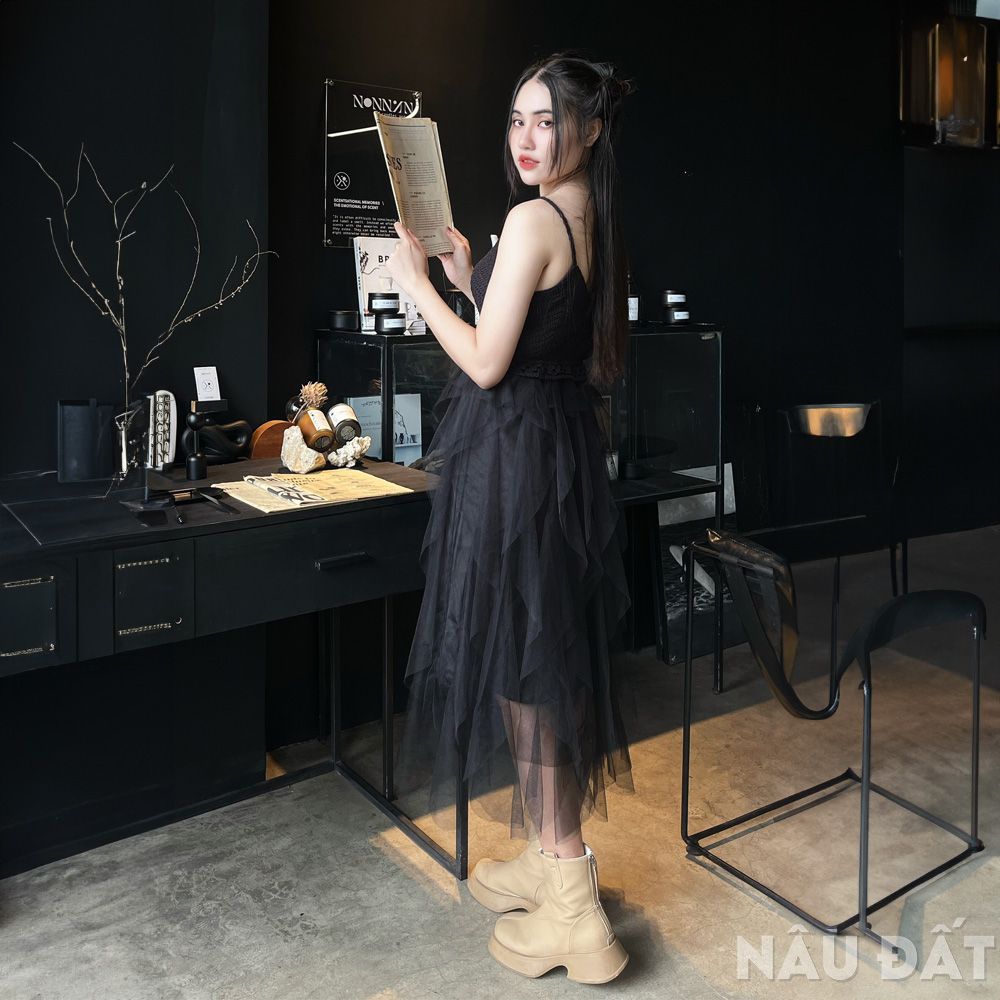 Đầm Hai Dây Công Chúa