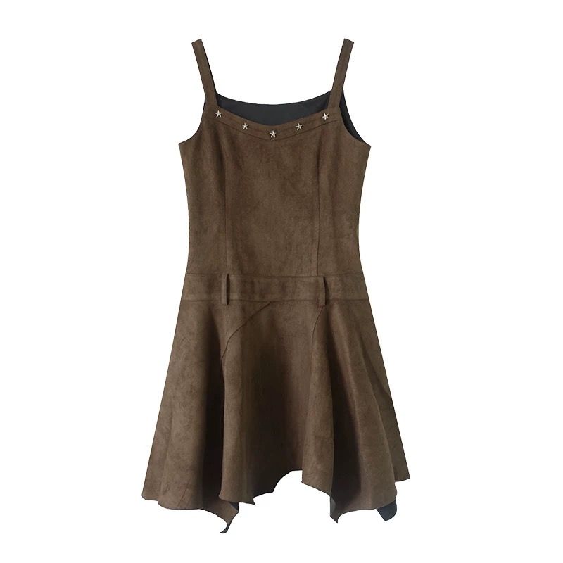 Đầm Boho Da Lộn - Aluna