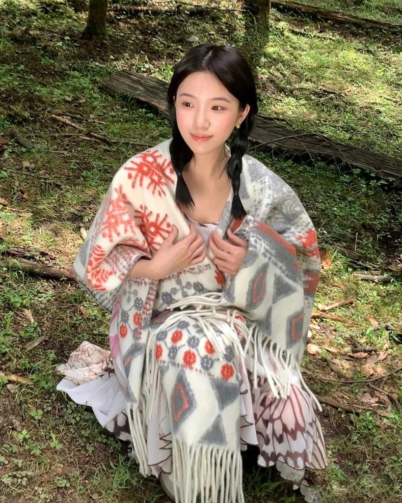 Khăn Choàng Kem Bông Tuyết