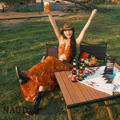Đầm Boho Cam - Fiery Orange