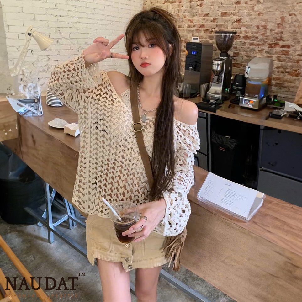 Áo Len Móc Tay Dài - Dune Breez