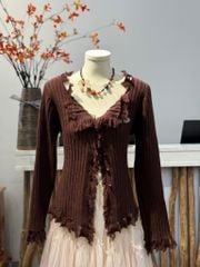 Áo Len Nâu Tay Dài - Amira