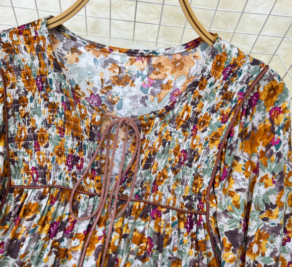 Đầm Boho Foliage Ngắn