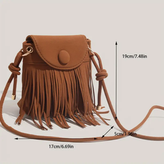 Túi Xách Boho Da Lộn - Sayla