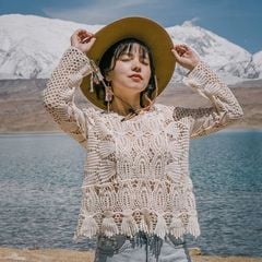 Áo Len Móc Tay Dài – Elira