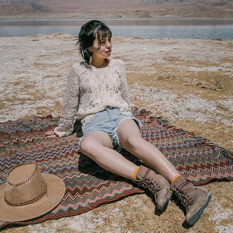 Áo Len Móc Tay Dài – Elira