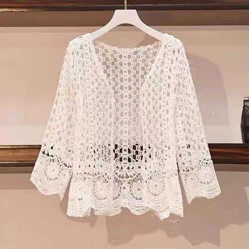 Áo Khoác Ren Lưới