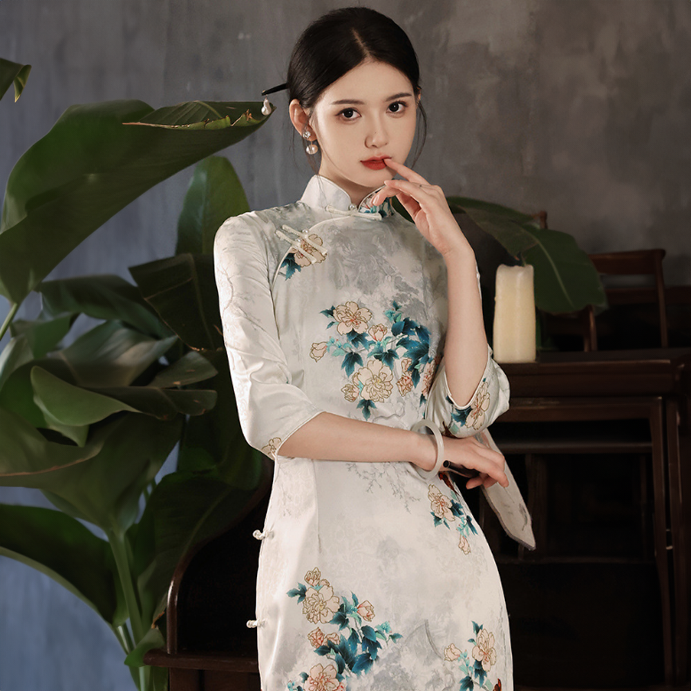 SXD Trắng Tay lửng hoa