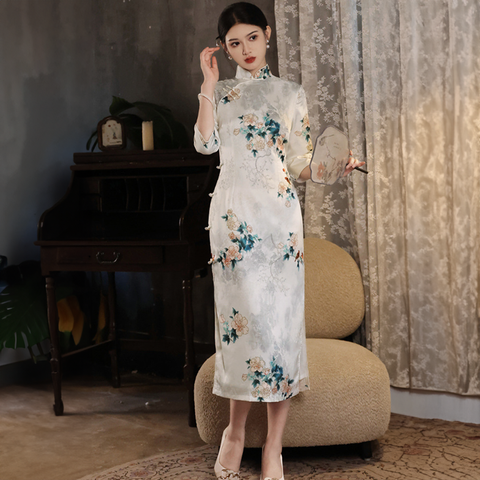 SXD Trắng Tay lửng hoa